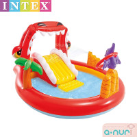 ราคา Intex สระน้ำแฟนซี สระเป่าลมฮิปโป สระน้ำเป่าลม สระสไลเดอร์ แฮปปี้ สวนน้ำเป่าลม สระเป่าลม สระว่ายน้ำ (13912408369)