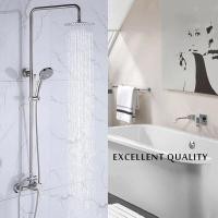 ราคา ฝักบัวอาบน้ำชุดฝักบัวชุดฝักบัวอาบนำ ฟักบัวอาบน้ำ rain shower ชุดฝักบัวอาบน้ำ ฝักบัวติดพนัง ฝักบัวเรนชาวเวอร์ ใช้งานได้ทั้งน้ำร้อนและน้ำ (19006420001)
