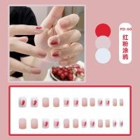 ราคา เล็บปลอมสำเร็จรูป พร้อมกาวติดเล็บ เล็บปลอมกันน้ำ ลายน่ารักๆ (15628597690)