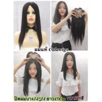 ราคา Cala wigs วิกผม ปิกผมบาง ผมแท้100 แผ่นปิดผมบางผมแท้ทอมือกว้าง 14x14 ยาว45Cm (662174195)