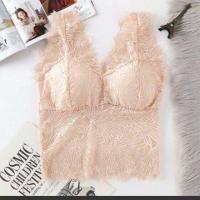 ราคา Boba 367 บราลูกไม้ เสื้อชั้นในลูกไม้ เสื้อกล้ามลูกไม้ สายเดี่ยว บราสายเดี่ยว (6620898356)