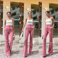 ราคา Button pants กางเกงขาม้ากระดุมหน้า (20929944024)