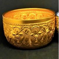 ราคา ขันน้ำลายไทย เงิน ทอง อลูมิเนียม ขนาดกลาง (7551979245)