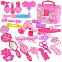 ราคา เครื่องมือตัดผมสำหรับเด็กผู้หญิงชุดของเล่นช่างตัดผมสำหรับเด็กกล่องเครื่องสำอางจำลองไดร์เป่าผมร้านทำผมเสริมสวย (20061313612)