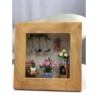 ราคา ของแต่งผนังบ้าน ของจิ๋วแต่งในกรอบไม้สไตล์วินเทจ (1642660051)