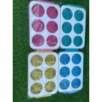 ราคา ที่คว่ำแก้ว วางเครื่องปรุง 6 ข่อง สีพาสเทล สวยงาม 4 สีที่คว่ำแก้ว ที่วางแก้ว ที่เก็บแก้ว มี 6 ช่อง พลาสติกสีพาสเทล มีมือจับ วางแก้วเก็บความเย็น กาแฟได้ ขนาดแต่ละช่อง 7 5 cm (18462223381)