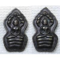 ราคา เหรียญ พระนาคปรกสองหน้า หลวงพ่อชาญ วัดบางบ่อ สมุทรปราการ ปี2548 (17230938732)