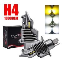 ราคา H4 9003หลอดไฟ Led รถยนต์ ไฟหน้ารถจักรยานยนต์72W 12V 3000K 6000K 10000LM ไฟหน้ารถยนต์ Led (19726621499)