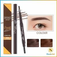 ราคา TookJai ดินสอเขียนคิ้ว ทนทานกว่า กันน้ำ ดินสอเขียนคิ้วแบบหมุน 2 in 1 มีแปรงปัดคิ้วในตัว มี 5 สีให้เลือก automatic eyebrow pencil (15919624481)