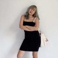 ราคา Pumpui dress เดรสสายเดี่ยวเข้ารูป ชุดเดรสสีพื้นเข้ารูป สายฝอ เดรสแซ่บ ชุดสไตล์ฝอ สายเดี่ยวสีพื้น (19457220497)