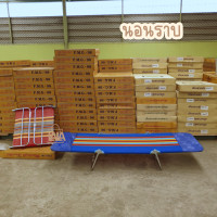 ราคา เตียงสนาม เตียง3พับ รุ่นA100 เตียงพักผ่อน เตียงปรับนอน เตียงสามพับ (3307682597)