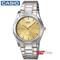 ราคา Casio Standard นาฬิกาข้อมือผู้ชาย สายสแตนเลสสองกษัตริย์ รุ่น MTP 1275SG 9ADF หน้าทอง (2438964515)