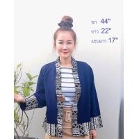 ราคา เสื้อผู้หญิง เสื้อคลุมพื้นเมืองแต่งขอบกะเหรี่ยง ชุดพื้นเมือง เสื้อชาวเขา เสือผ้าเมืองเหนือ (6183460157)