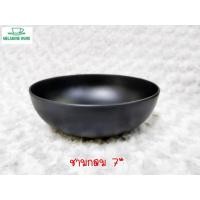 ราคา จานชามเมลามีนเมลามีนสีดำ ออแกนิค สีดำด้าน Melamine by Superware (10109273113)