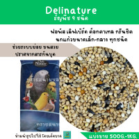 ราคา Delinature ธัญพืช 9 ชนิด แบ่งขาย 500G 1KG อาหารฟอพัส เลิฟเบิร์ด ค็อกคาเทล กรีนชีค นกแก้วขนาดเล็ก กลาง ทุกชนิด (17552662182)