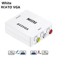 ราคา VGA To RCA HD Converter Mini RCA VGA 1080P 3RCA Audio และ Video Box AV Converter สำหรับ PC แล็ปท็อป HDTV DVDVCD (11088483797)
