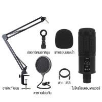 ราคา 2021 ชุดไมโครโฟน ไมโครโฟนคอนเดนเซอร์ USB ใหม่พร้อมขาตั้งไมโครโฟนและอุปกรณ์เสริม การบันทึกเสียง คุณ (11624146367)