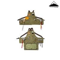 ราคา เอี้ยมแคมป์ปิ้ง Campingmoon Q1 ผ้า Canvas 100 สีเขียวกากี เก็บอุปกรณ์ได้เยอะ (11000073061)