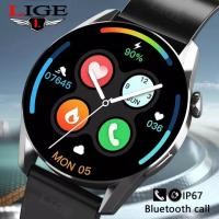 ราคา LIGE สมาร์ทวอท์ชใหม่แฟชั่นโทรผ่านบลูทูธ IP67โลหะกันน้ำไม่ขึ้นสนิมกีฬาฟิตเนสนาฬิกาสำหรับ Android IOS (15445340486)