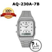 ราคา CASIO ของแท้ รุ่น AQ 230A AQ 230GA AQ 230GG นาฬิกาชายและหญิง 2 ระบบ สไตล์วินเทจ ยอดนิยม ประกัน 1 ปี AQ230 AQ230A AQ230G (18993771581)