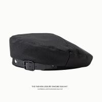 ราคา PING STUDIS beret ผู้หญิง เข็มขัด สีน้ำตาล ย้อนยุค หมวก แฟชั่นเกาหลี สีกากี ins (16090214704)
