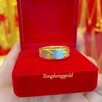 ราคา แหวนทอง2สลึง YHGOLD แหวนน็อต ทองคำแท้96 5 ขายได้จำนำได้ (18960290791)