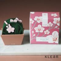 ราคา KlearObject Floral Coaster set จานรองแก้ว แผ่นรองแก้วน้ำ ที่รองแก้วน้ำ 1 ชุด 4 ชิ้น กล่องเก็บ พร้อมส่ง (3477054716)