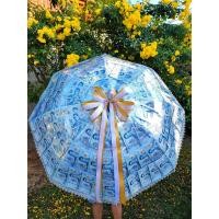 ราคา ร่มกฐิน ร่มผ้าป่า ร่มเงิน ร่มใสใส่ธนบัตร ร่มเปล่า สามารถใส่ธนบัตรชนิด 20 50 100 500 1000 บาท ได้ 100ใบ ฟรี ริบบิ้นสีทองและดิ้นเงินชายขอบ (21218055870)