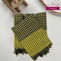 ราคา ผ้าขาวม้า ผ้าขาวม้าพันคอ ฝ้ายแท้ 100 ผืนใหญ่ขนาด 40x 190 ผ้าดี พร้อมส่ง (21113248677)