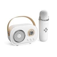 ราคา รับประกัน 1 ปี ลำโพงบลูทูธ ลำโพงบลูทูธช่วยสอน Blutooth Karaoke Speake ไมโครโฟนคู่ ลำโพงร้องคาราโอเกะ (19945214424)