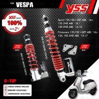 ราคา YSS ชุดโช๊คแก๊สหน้าและหลัง G TOP ใช้สำหรับ VESPA SPRINT PRIMAVERA รุ่นโหลดหน้า 25mm หลัง 20mm โช๊ค YSS แท้ 100 พร้อมประกันศูนย์ 2 ปี (9903306678)
