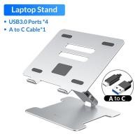 ราคา ออก E TAX ลดหย่อนภาษีได้ ORICO ขาตั้งแล็ปท็อปอลูมิเนียมแบบพับได้พร้อม USB3 0 Hub And Sd Port สําหรับ Macbook LST (10677098656)