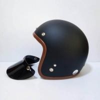 ราคา AVEX หมวกกันน็อควินเทจคลาสสิค รุ่นLB สีดำด้าน คิ้วนำ้ตาล ผ้านำ้ตาล (19196911332)