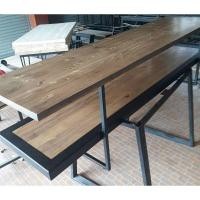 ราคา ชั้นวางทีวี สไตล์ล อฟท์ ไม้จริง โต๊ะวางทีวี ตู้วางทีวีชั้นวางชั้นทีวีไม้จริง ไม้สน (13104280014)