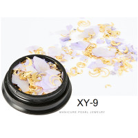 ราคา DIY เพชรติดเล็บ เพชรตกแต่งเล็บ สีเงิน สีทองแบบรวม เพชรแต่งเล็บ อะไหล่ติดเล็บ Nail (5165996066)
