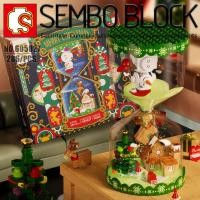 ราคา บล็อกตัวต่อ นาฬิกาทรายคริสต์มาส Sembo Block 605027 จำนวน 286 ชิ้น (20589933018)