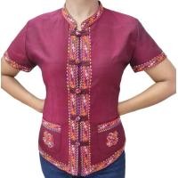 ราคา เสื้อภูไท กาฬสินธุ์ ผู้หญิงลายแถบ (17127407311)