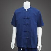 ราคา เสื้อผ้าฝ้ายเกรด A กระดุมกะลา สีพื้น แขนยาว (18014456149)