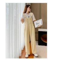 ราคา พร้อมส่งจากไทย เอี๊ยมยีนส์แฟชั่นขายาวสีเหลือง เอี๊ยมขายาวสีเหลืองพาสเทล (14554522313)