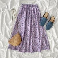 ราคา Cckoss พร้อมส่ง กระโปรงลายดอก ความยาวปานกลาง เอวยางยืด สไตล์ตะวันตก ลดอายุ หนุ่มน้อย เล็กสด กระโปรงลายดอกผ่าหน้า รักแรก (10945237901)