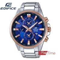 ราคา ผ่อนชำระ สูงสุด 10 เดือน Casio Edifice นาฬิกาข้อมือผู้ชาย สายสแตนเลส รุ่น EFR 303PG 2AVUDF สีน้ำเงิน (13055137990)