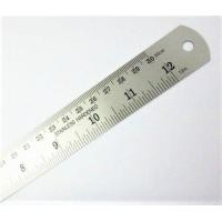 ราคา บรรทัด ไม้บรรทัด ฟุตเหล็ก 6 8 12 นิ้ว (1886978177)