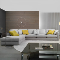 ราคา sofa โซฟาห้องรับแขก 5 ที่นั่ง ทรงL สไตล์ โมเดิร์น เหมาะกับคอนโด บ้านโครงการ ด้วยวัสดุเกรดพรีเมี่ยม (19890561987)