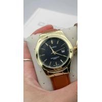 ราคา นาฬิกาCasio สายหนัง นาฬิกาข้อมือคาสิโอ้ ผู้ชายผู้หญิง สายหนัง กันน้ำ หน้าปัดดีไซน์ขีด ขนาด 40 และ 28 มม แถมฟรีกล่องCasio (20211760826)