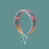 ราคา ผ้าโพกหัวโครเชต์วินเทจสำหรับผู้หญิงผ้าพันคอที่คาดผมแบบผ้าถักลายดอกไม้ที่คาดผมเครื่องประดับผมวันหยุดสไตล์โบฮีเมียน (20209252861)