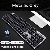ราคา HP GK100 Game Mechanical Keyboard Professional Esports Wired Keyboard 104 Keys N key rollover Backlight effect Comfortable Gaming Keyboard (20662395343)