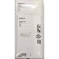 ราคา IKEA อิเกียแท้พร้อมส่ง ชุดเครื่องนอน 3 ชิ้น DVALA ผ้าปูที่นอนรัดมุม ปลอกหมอน 2 ชิ้น ระบายอากาศได้ดี ขนาด 90x200 cm 3 ฟุต (20538031725)