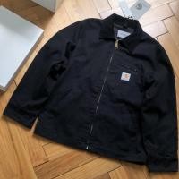 ราคา Carhartt คาร์ฮาร์ทท์ดีทรอยต์โค้ชแจ็คเก็ตผ้าใบมีซิปแจ็คเก็ตผ้าฝ้ายลำลองผู้ชายผู้หญิง (17915276548)