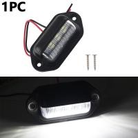 ราคา 1 2ชิ้น LED ไฟส่องป้ายทะเบียนสำหรับรถบรรทุกรถยนต์รถพ่วง SUV รถบรรทุกป้ายทะเบียนไฟรถจักรยานยนต์รถตู้ RV ไฟท้าย12โวลต์24โวลต์ (13333309063)