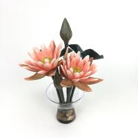 ราคา แจกันดอกบัวประดิษฐ์ ดอกบัวปลอมพร้อมแจกัน (18477687819)